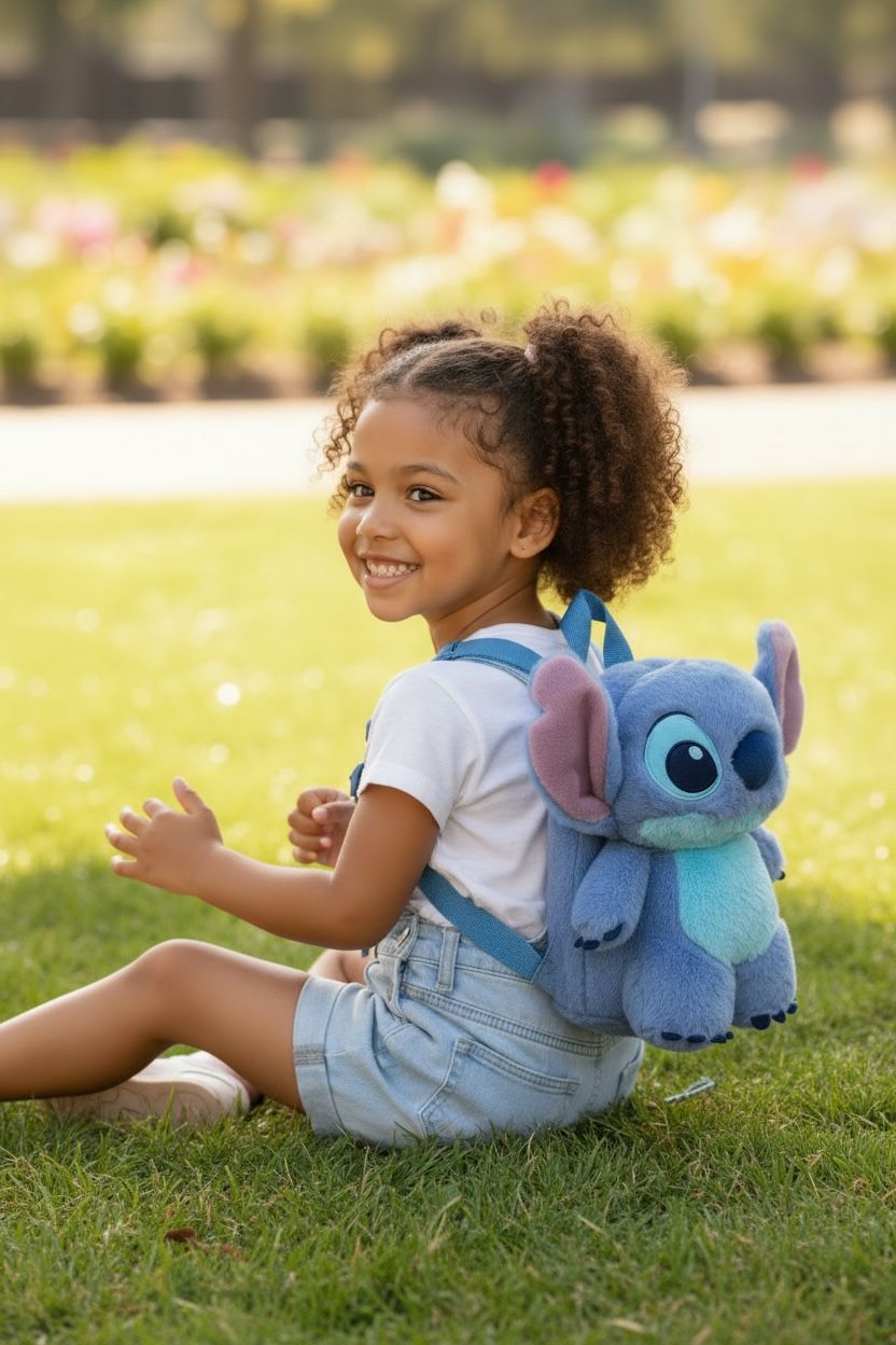 Sac à dos peluche stitch