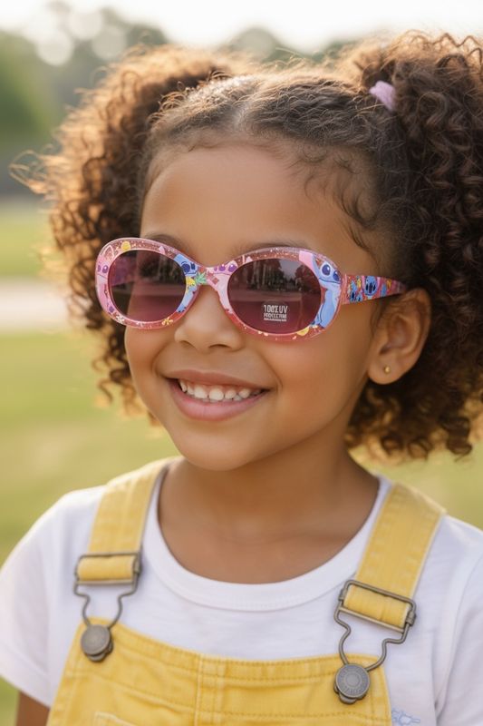 Lunettes de soleil rose stitch