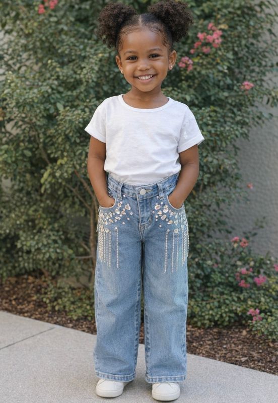 Jean strass diamants