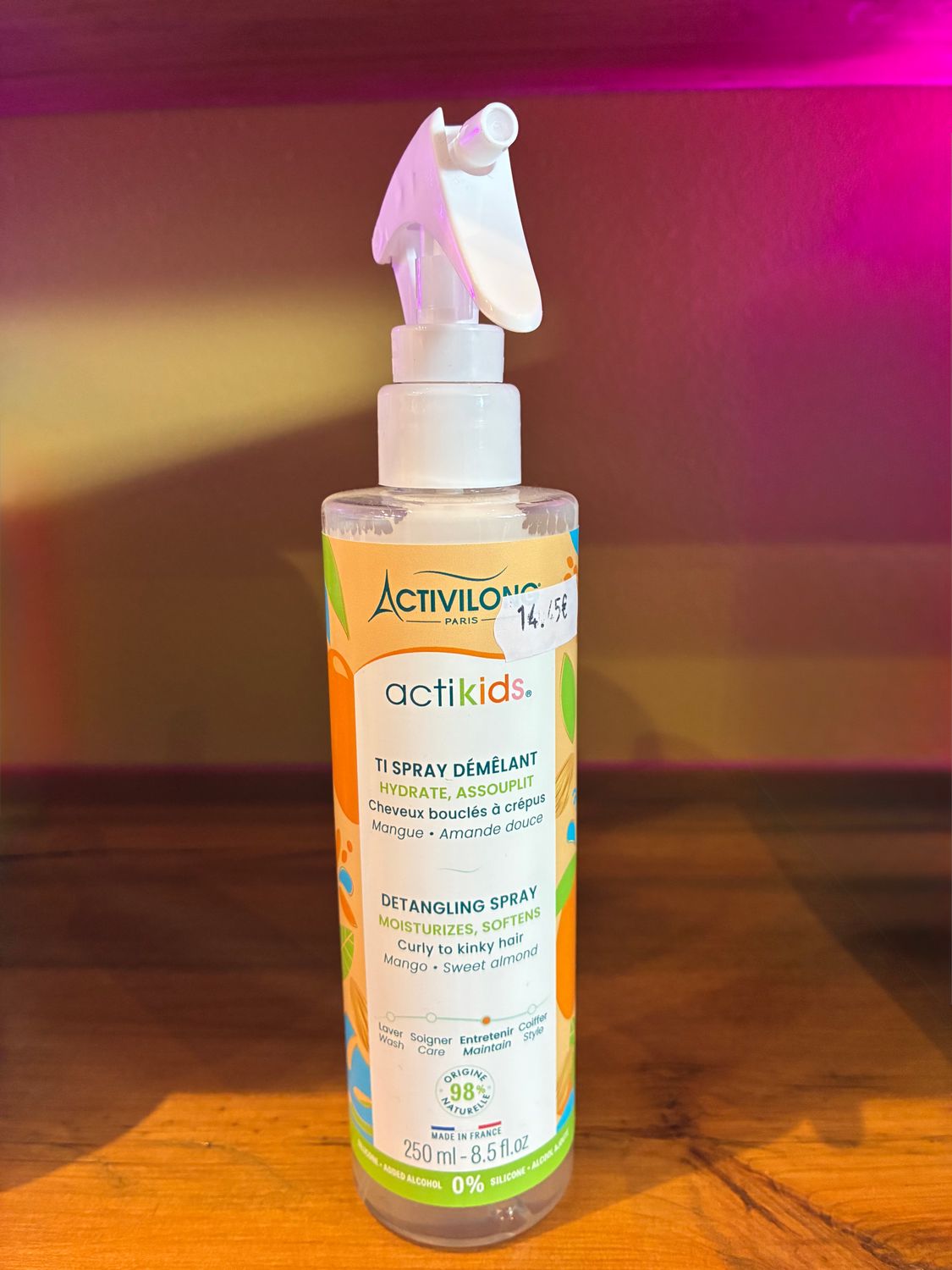 Ti spray démêlant actikids by activilong-250ml