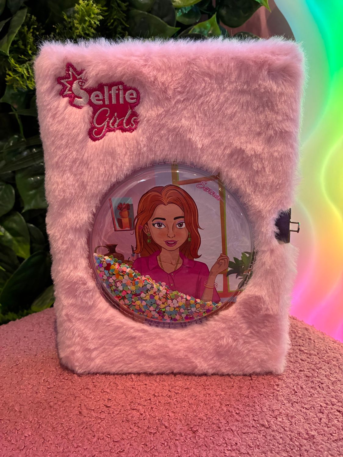 CARNET SECRET +clé et stylos pink