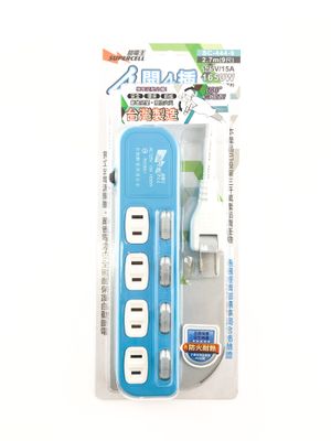 超電王4開4插9尺2P延長線 SC-444-9