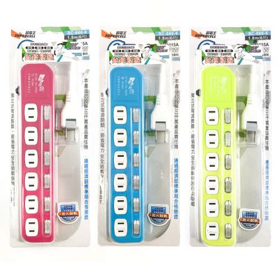 超電王6開6插6尺2P延長線 SC-666-6