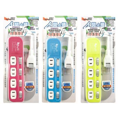 超電王4開4插6尺2P延長線 SC-444-6