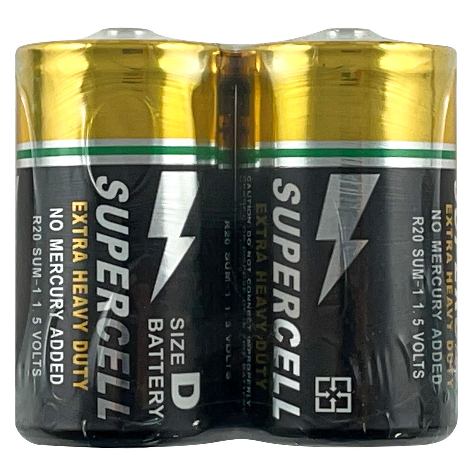 超電王 環保電池2號2入(金屬膜)