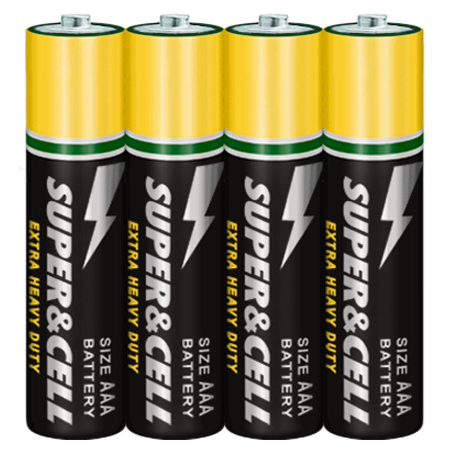 超電王 碳鋅電池4號4入(金)