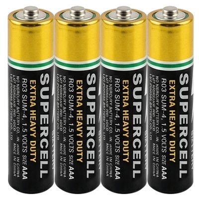 超電王 碳鋅電池4號4入(金)
