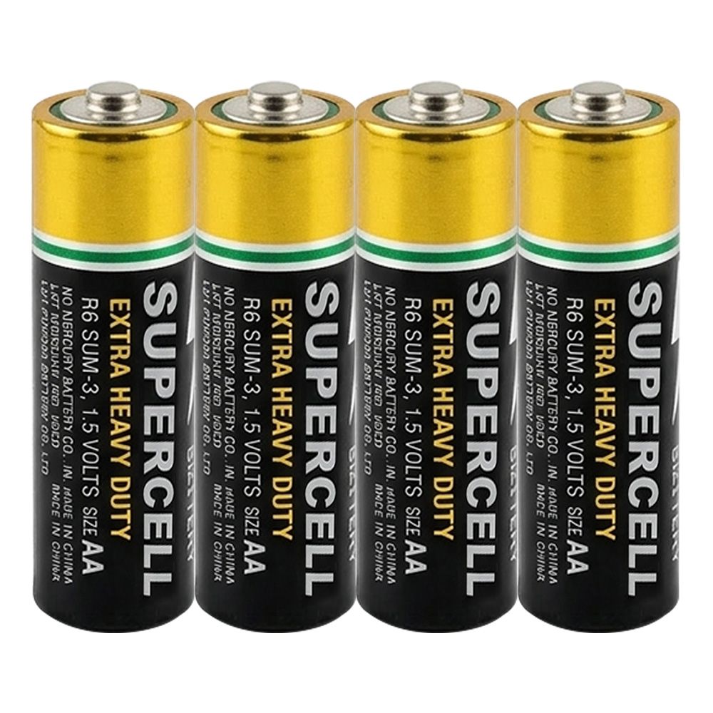 超電王 碳鋅電池3號4入(金)