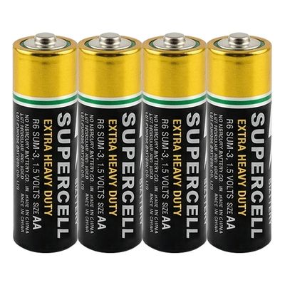 超電王 碳鋅電池3號4入(金)