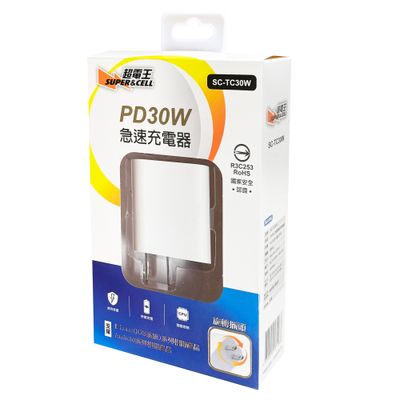 超電王 TYPEC充電器 SC-TC30W