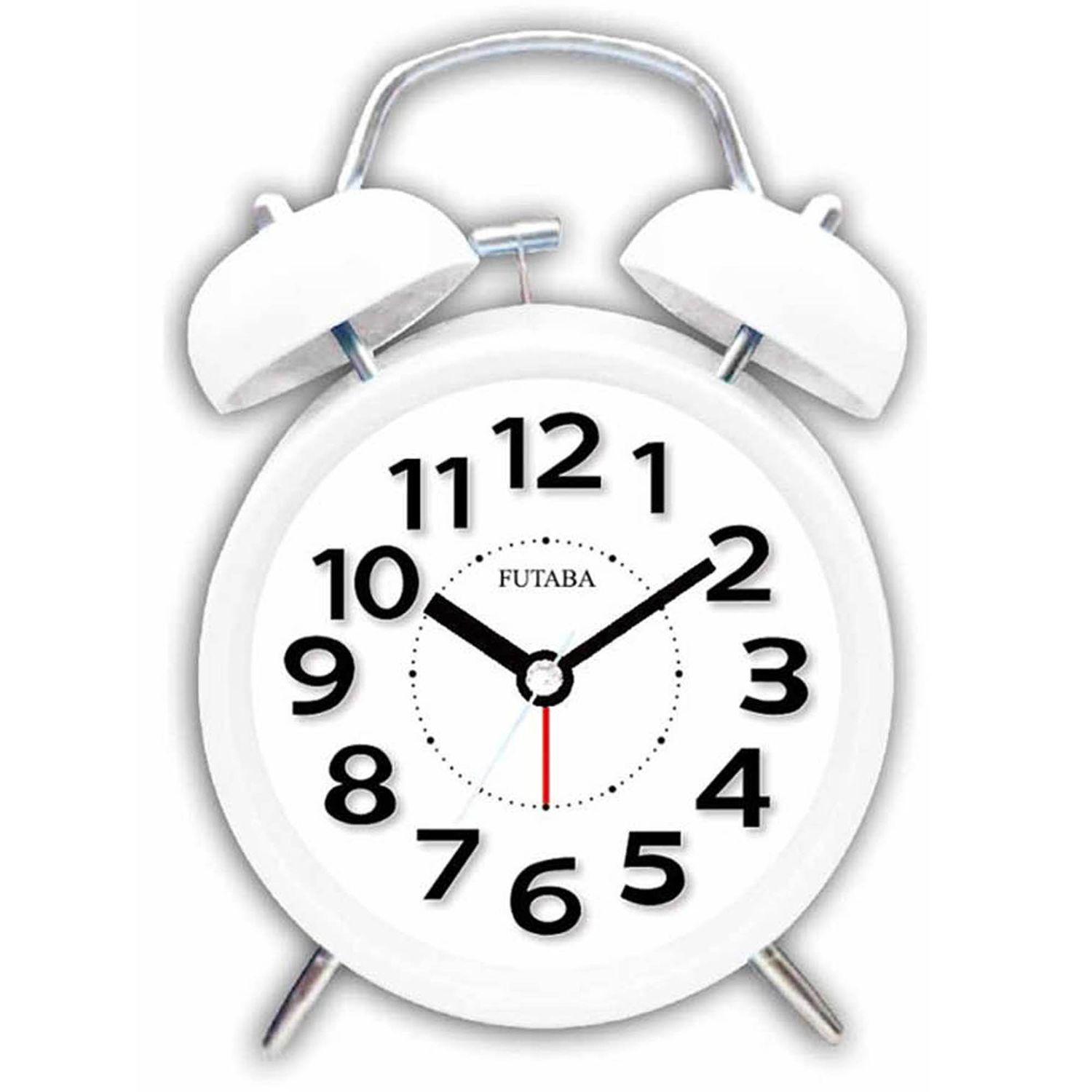 (FT)W-833夜燈雙鈴金屬鬧鐘(黑/藍/白)