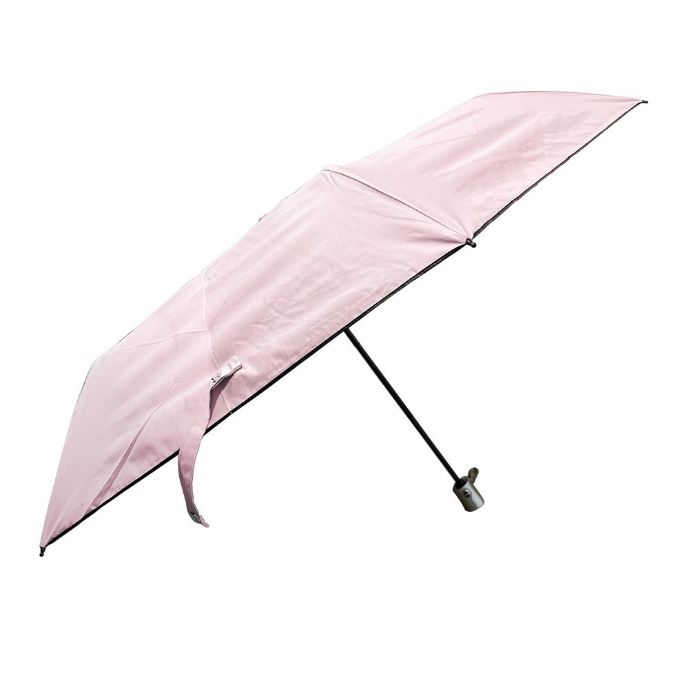 K3114羽量黑膠自動折傘-粉