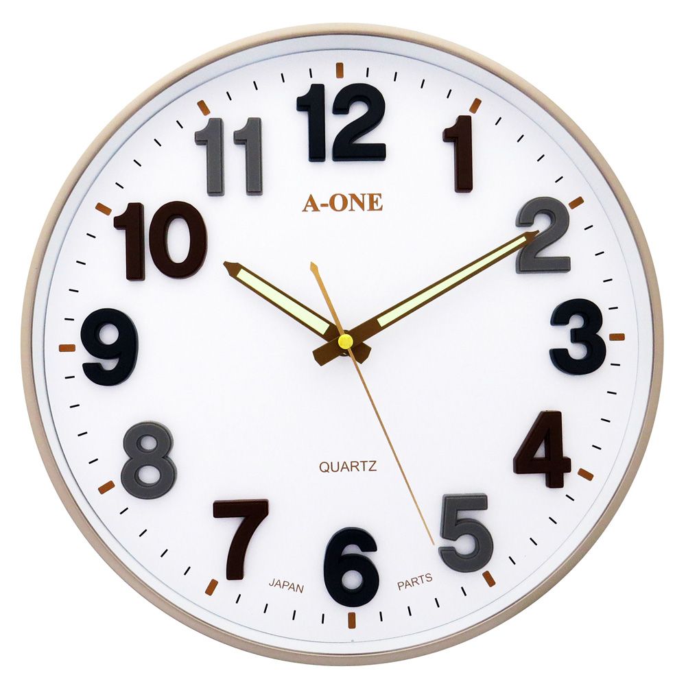 TG-0293莫蘭迪3D立體數字掛壁時鐘