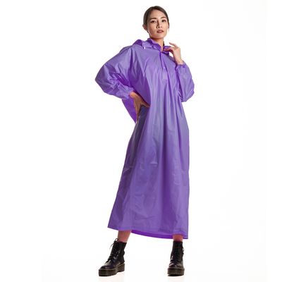 F3E2水漾PVC太空雨衣-4色