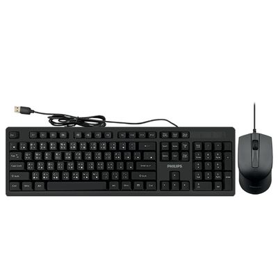 PHILIPS有線鍵鼠組-SPT6234