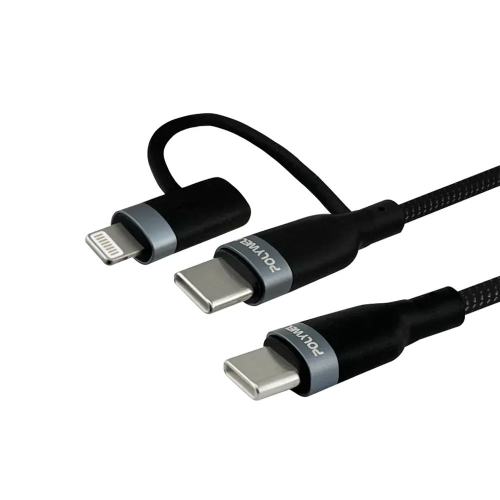 TYPEC-C+I充電傳輸線-1M PWM660