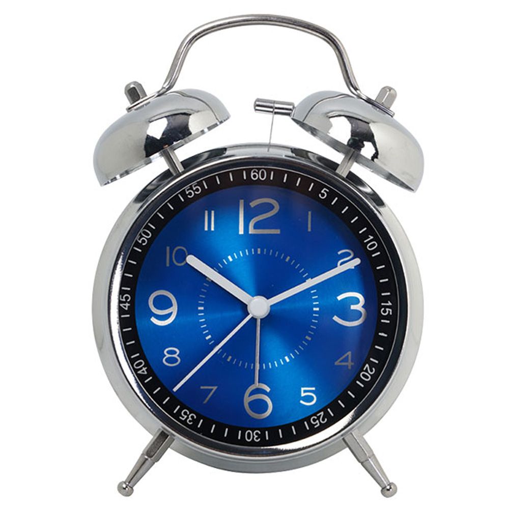 4.5吋金屬鬧鐘-藍 GT-7029