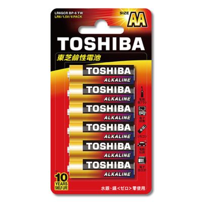 東芝鹼性3號6入
