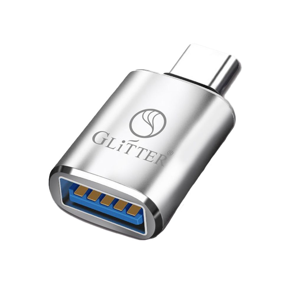 USB轉TYPEC轉接頭-銀 GT-2590