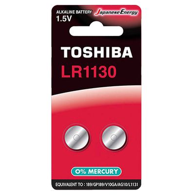 東芝鈕扣電池LR1130(LR54)-2入 TB-LR1130
