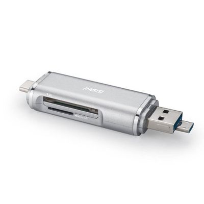 多功3合1讀卡機(TYPEC+MICRO+USB) RT6