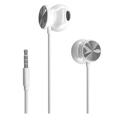 HP有線耳機-白 1112W