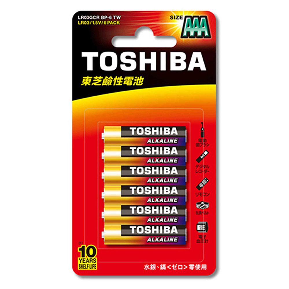 東芝鹼性4號6入 TAL4B-6A