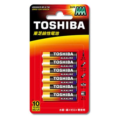 東芝鹼性4號6入 TAL4B-6A