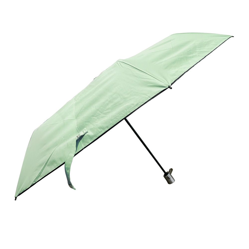 K3114羽量黑膠自動折傘-綠