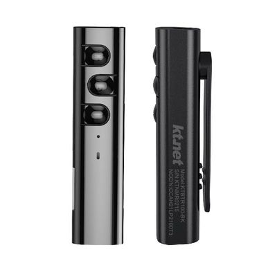 藍芽5.1領夾式插卡接收器(黑) BTR100