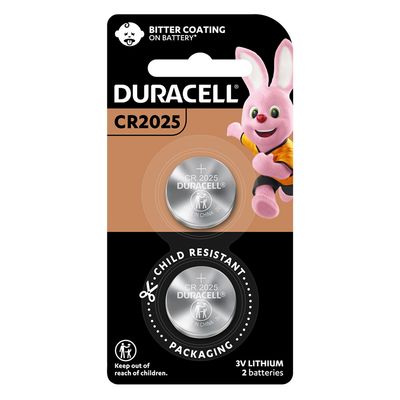 金頂鈕扣電池CR2025-2入 DU-CR2025