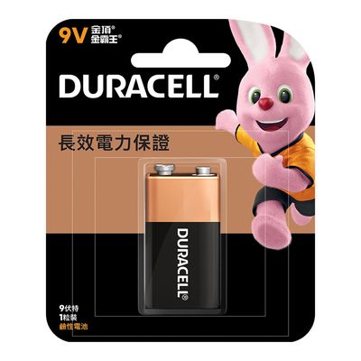 金頂鹼性電池9V1入 DU9VN