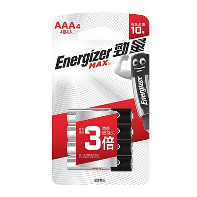勁量鹼性電池4號4入 G92-4