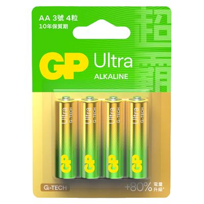 GP特強鹼性電池3號4入 GP-SA3/4