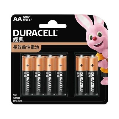 金頂鹼性電池3號12入 DU3-12