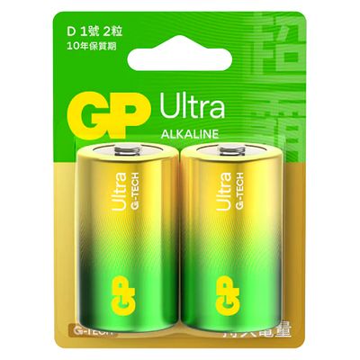 GP特強鹼性電池1號2入 GP-SA1/2