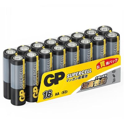 GP 超霸 GP-SC3/16 GP碳鋅3號16入-黑