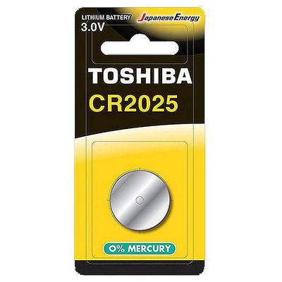 東芝 CR2025 東芝鈕扣電池-1入