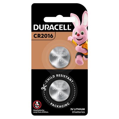 金頂 CR2016 鈕扣電池-2入