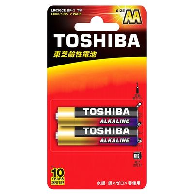 東芝鹼性3號2入-卡裝 TAL3B-2A