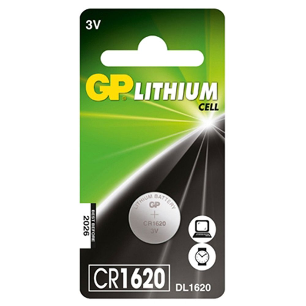 GP鈕扣電池CR1620-1入 1620-003