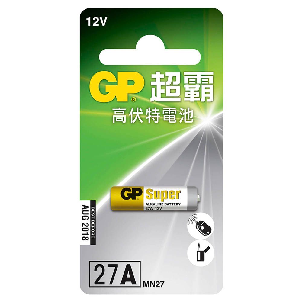 GP遙控器電池27A-1入 GP-27A