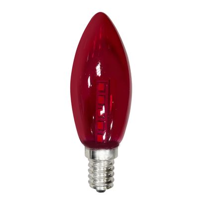 PTL-153R LED小尖燈泡15W1入-紅光(E12)