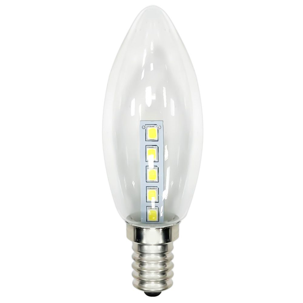 PTL-154W LED小尖燈泡15W1入-白光(E12)