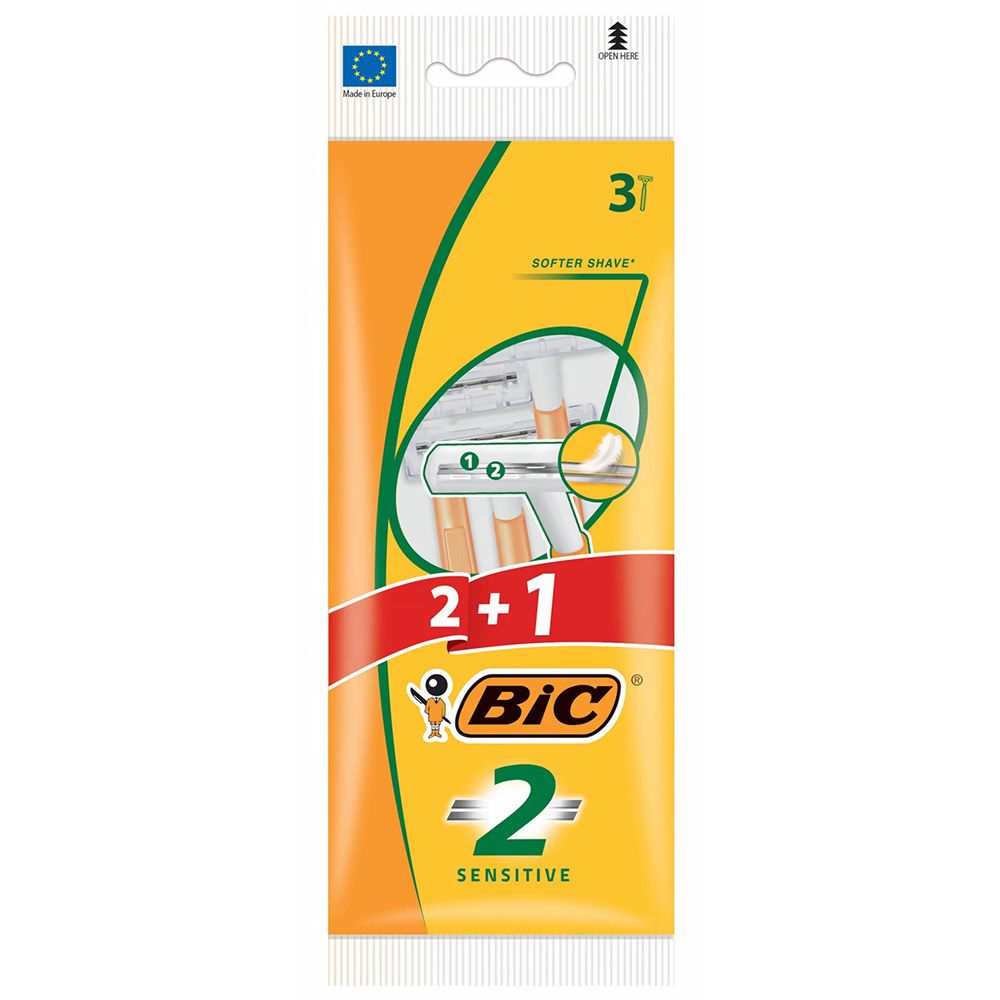 法國BIC 雙層輕便刮鬍刀-2+1入 FLE324240