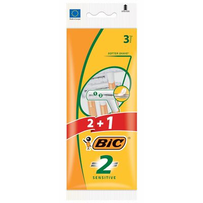 法國BIC 雙層輕便刮鬍刀-2+1入 FLE324240