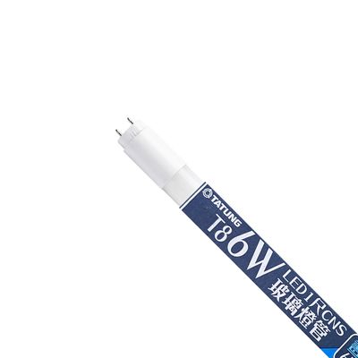 大同LED1呎玻璃T8燈管(白光)/6W D2W06WLT8