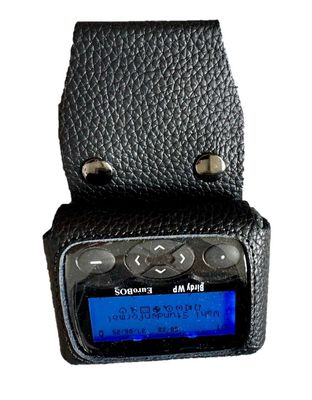 Ledertasche mit Gürtelschlaufe für den Digitalen Meldeempfänger EuroBOS WP