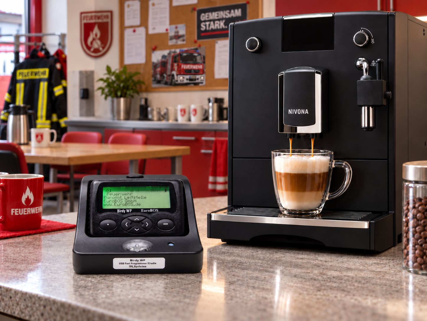 10 Stück Digitale Meldeempfänger EuroBOS WP mit kostenfreiem Kaffeevollautomaten 10 Stück Digitale Meldeempfänger EuroBOS WP mit kostenfreiem Kaffeevollautomaten