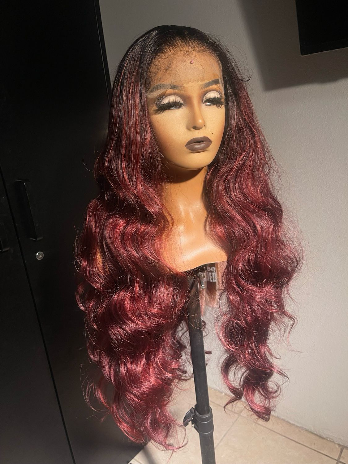 30” Burgundy Ombre 